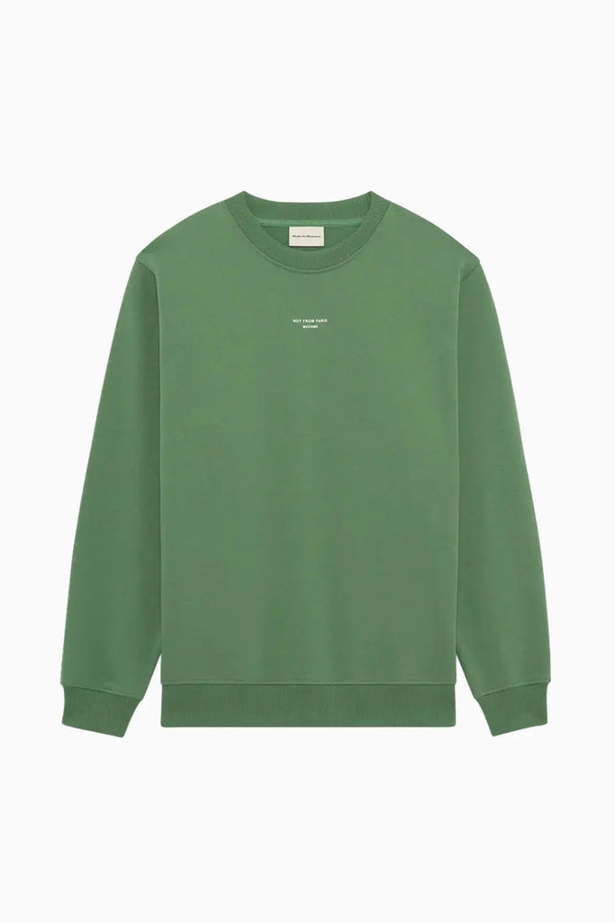 Le Sweatshirt Slogan Classique Drôle de Monsieur