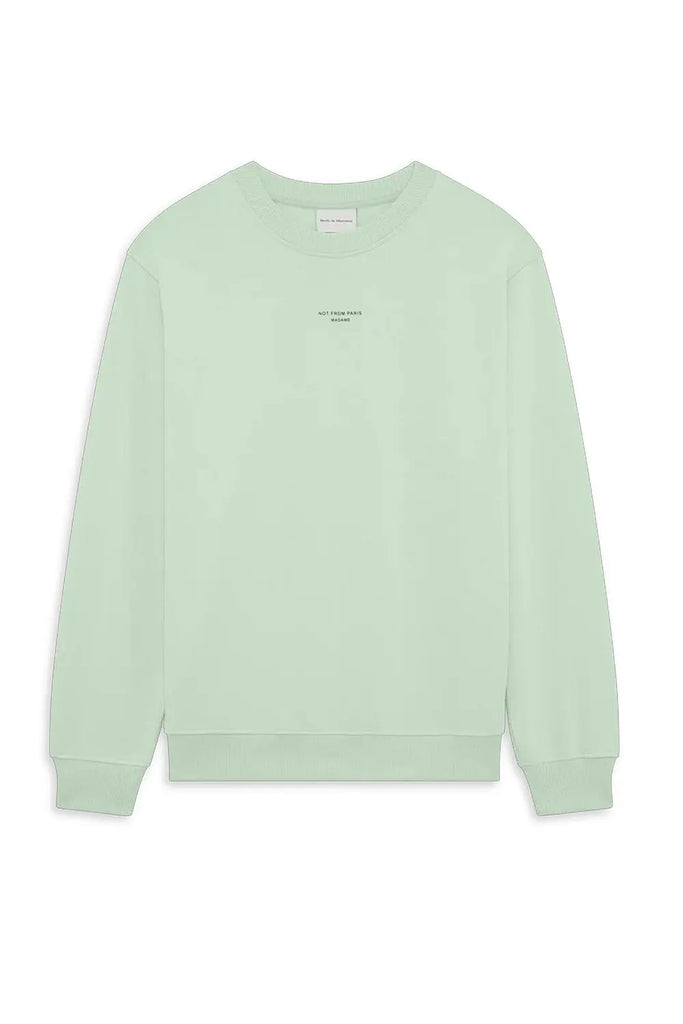 Le Sweatshirt Slogan Classique for Mens Drôle de Monsieur