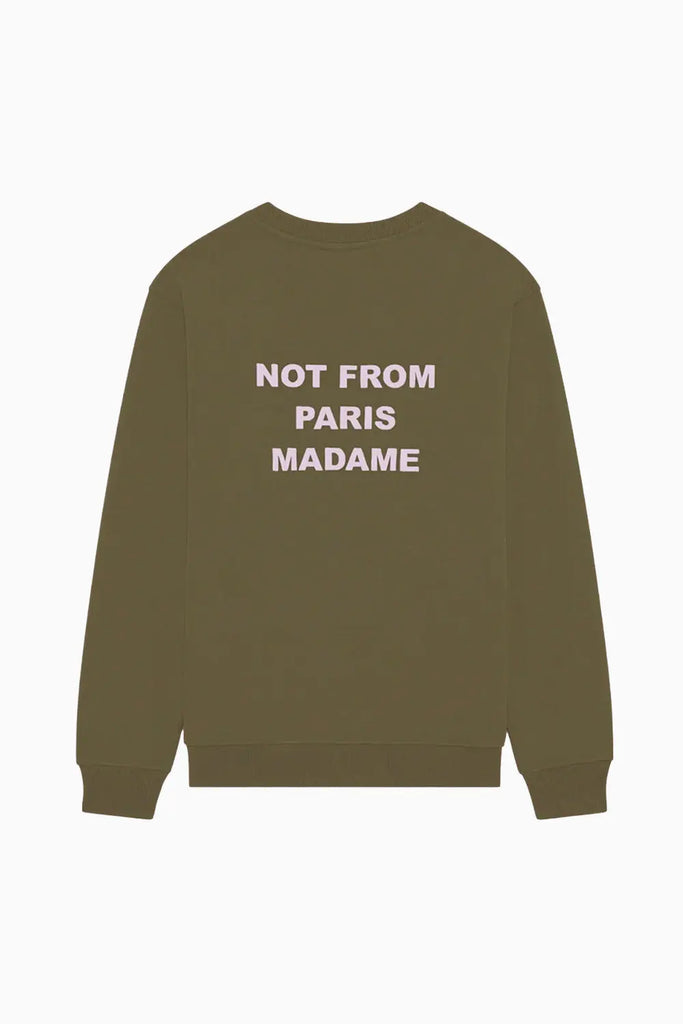 Le Sweatshirt Slogan Drôle de Monsieur