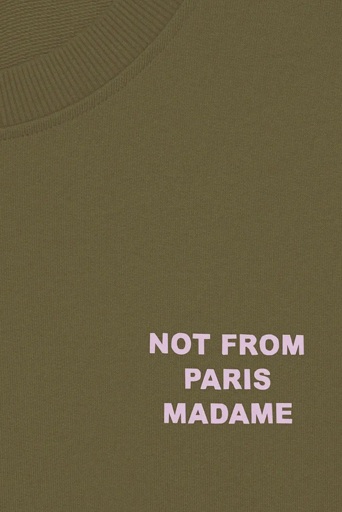 Le Sweatshirt Slogan Drôle de Monsieur