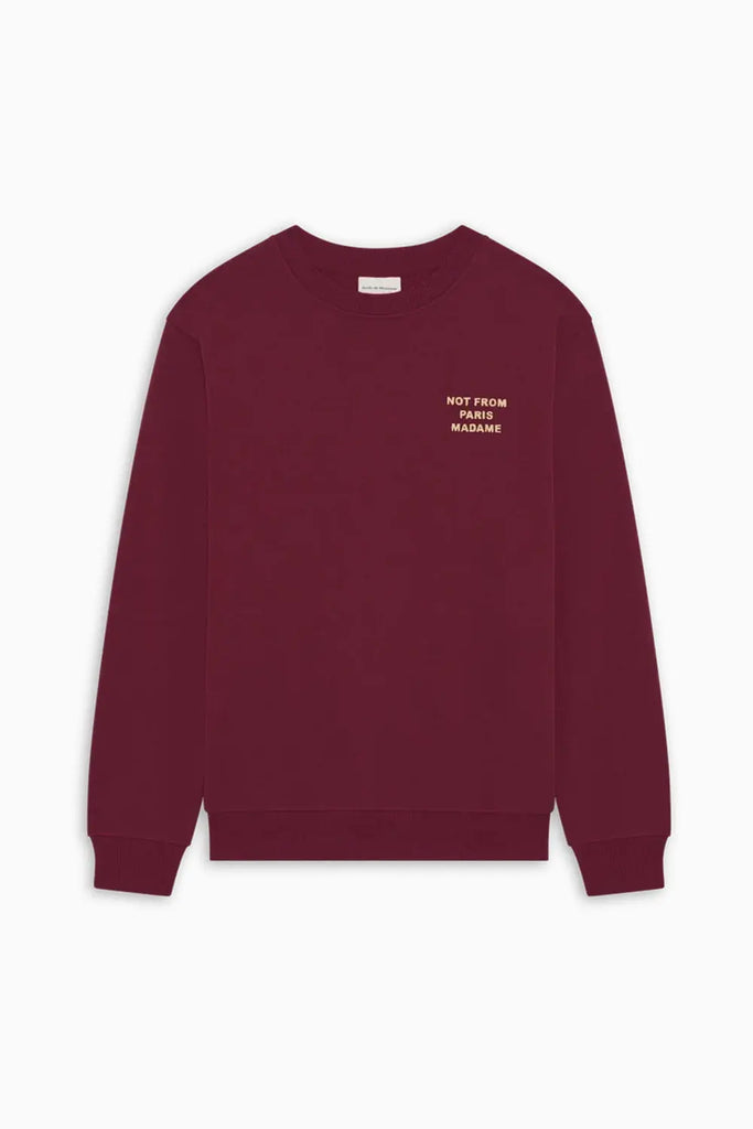 Le Sweatshirt Slogan Drôle de Monsieur