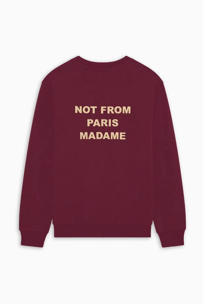 Le Sweatshirt Slogan Drôle de Monsieur
