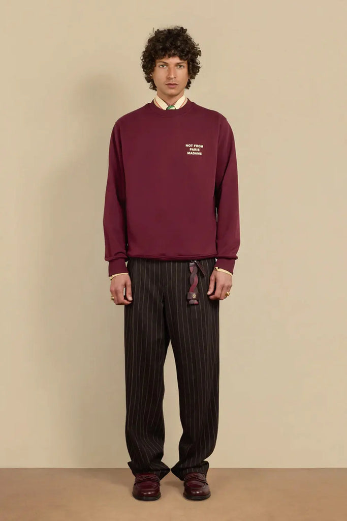 Le Sweatshirt Slogan Drôle de Monsieur