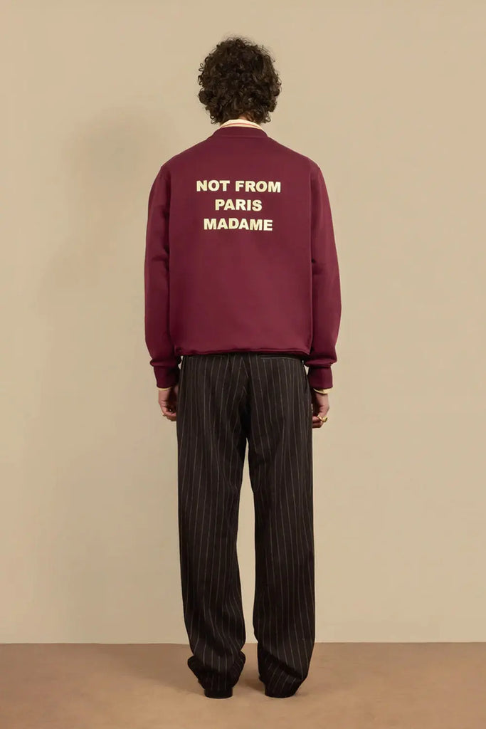 Le Sweatshirt Slogan Drôle de Monsieur