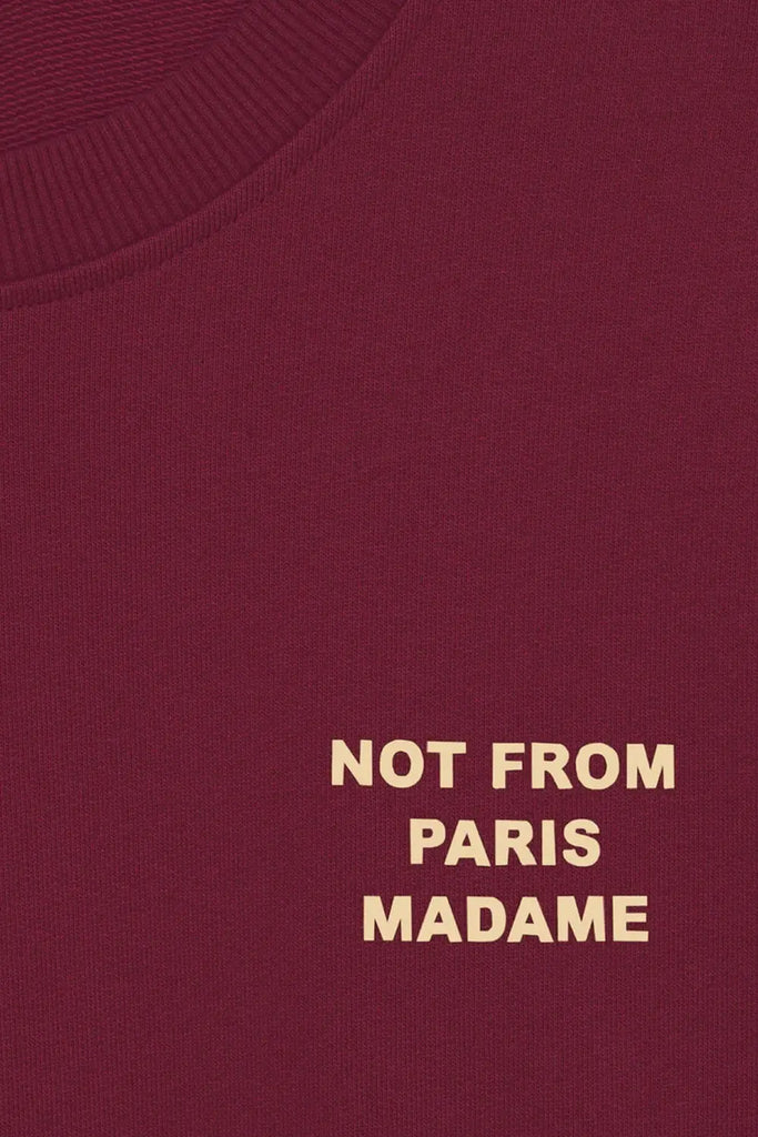 Le Sweatshirt Slogan Drôle de Monsieur
