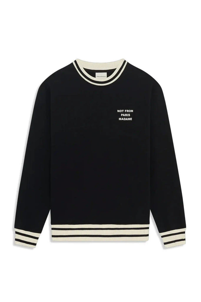 Le Sweatshirt Slogan Sport for Mens Drôle de Monsieur