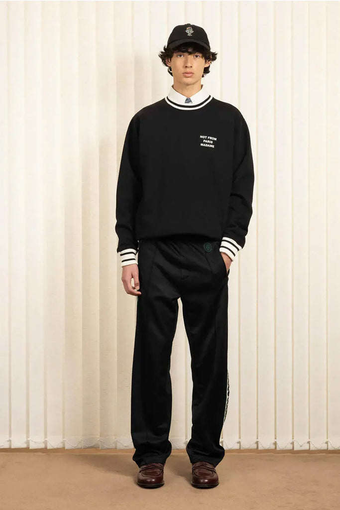 Le Sweatshirt Slogan Sport for Mens Drôle de Monsieur