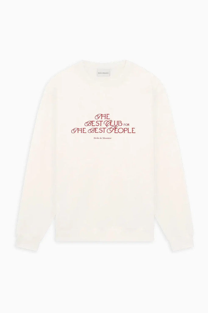 Le Sweatshirt The Best Club Drôle de Monsieur