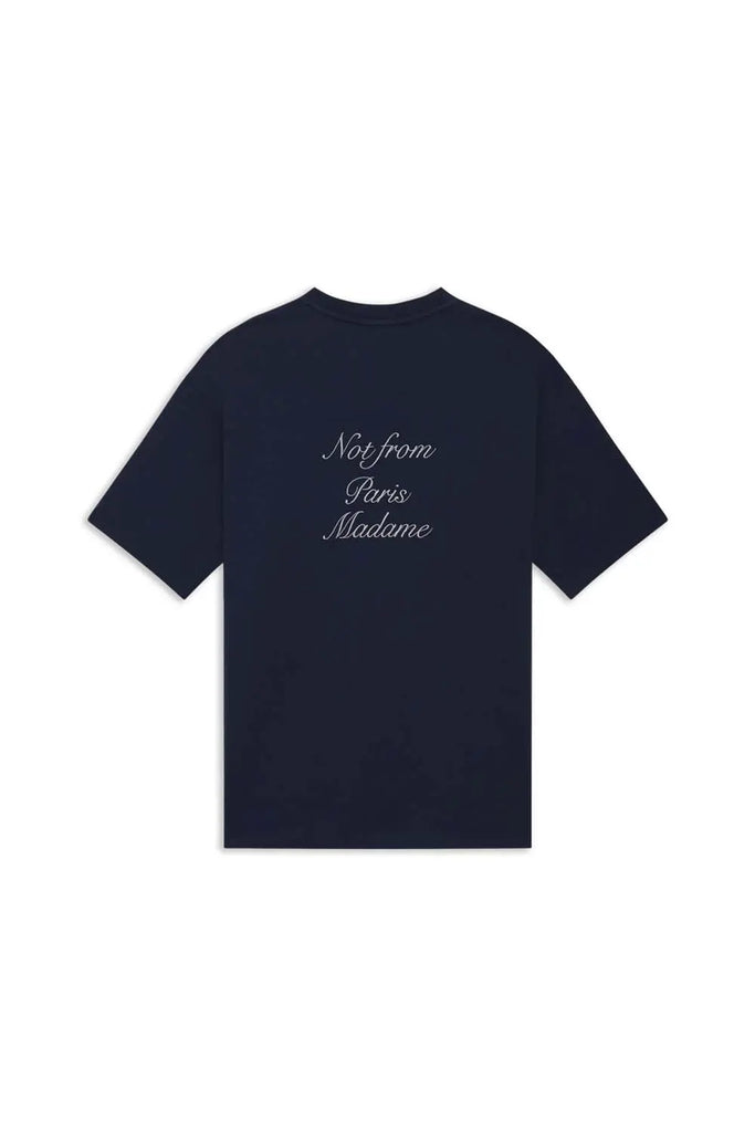 Le T-Shirt Slogan Calligraphie Drôle de Monsieur