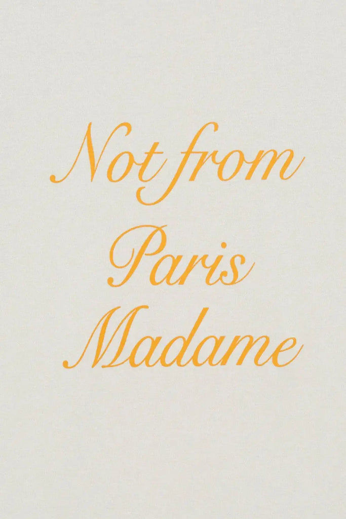 Le T-Shirt Slogan Calligraphie Drôle de Monsieur