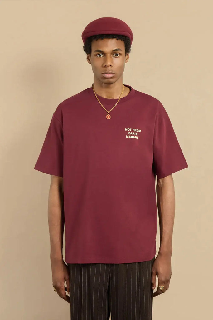 Le T-Shirt Slogan Drôle de Monsieur