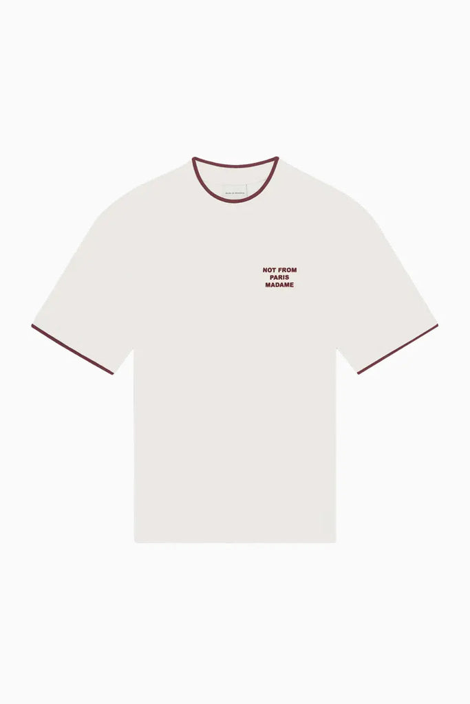 Le T-Shirt Slogan Piqué Drôle de Monsieur