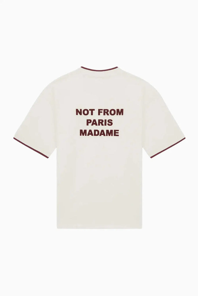 Le T-Shirt Slogan Piqué Drôle de Monsieur