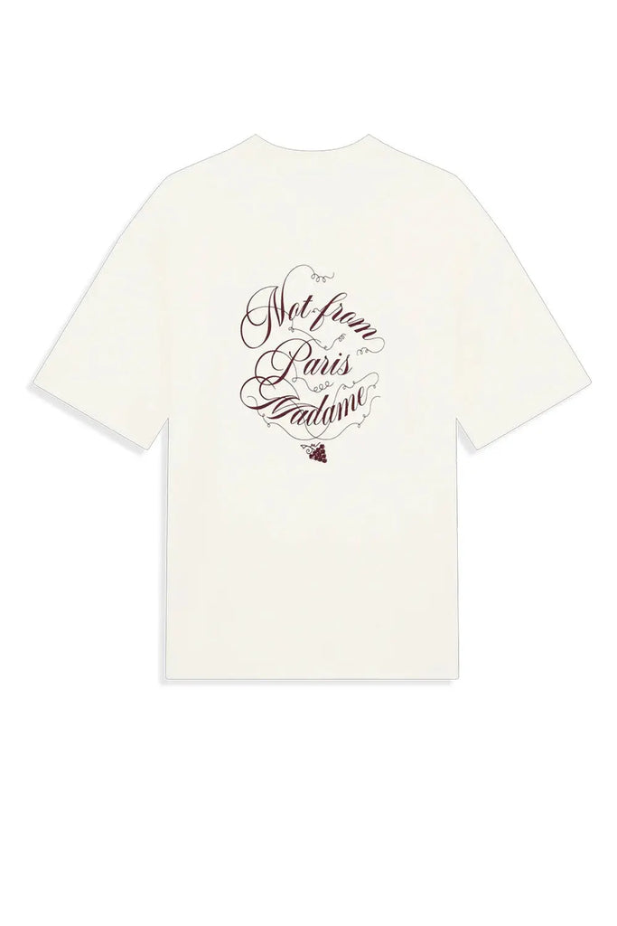 Le T-Shirt Slogan Vignes for Mens Drôle de Monsieur