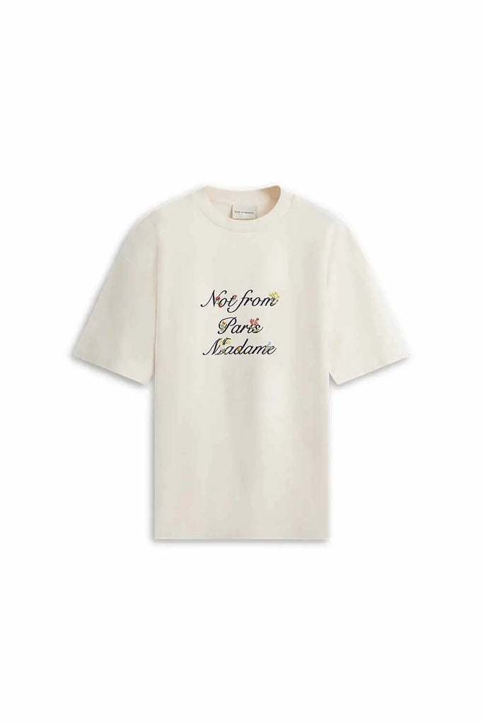Le T-Shirt Slogan a Fleurs for Mens Drole de Monsieur