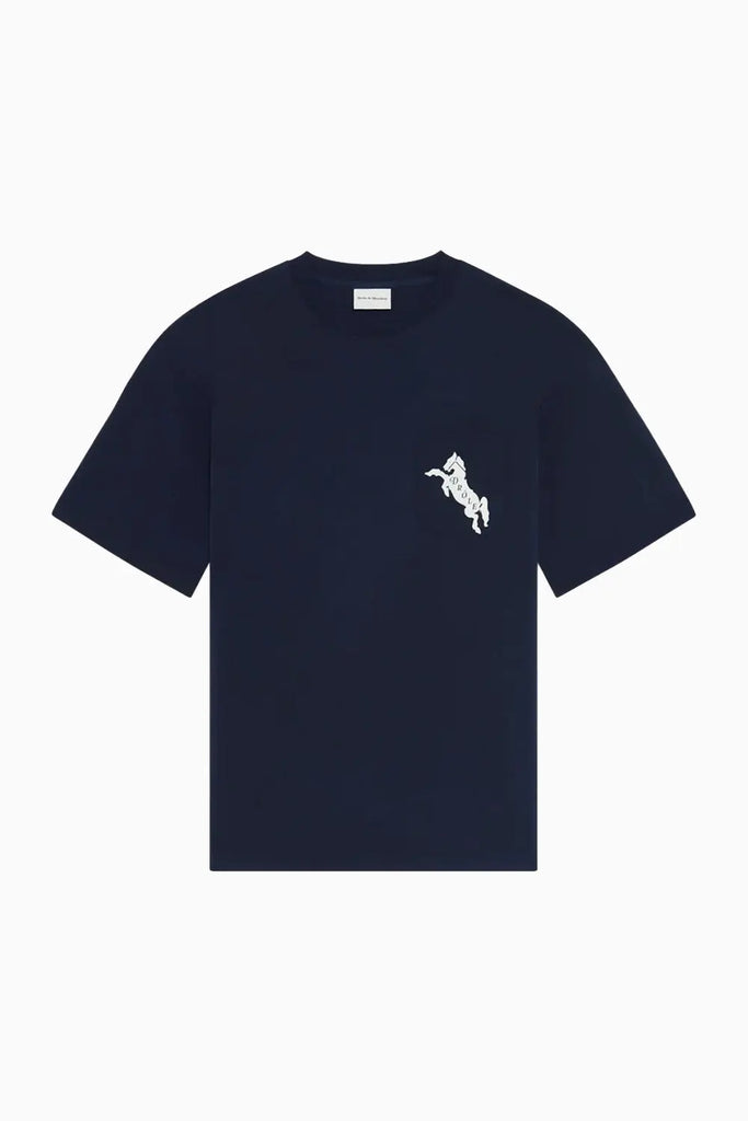 Le T-shirt Embleme Chevaux Drôle de Monsieur