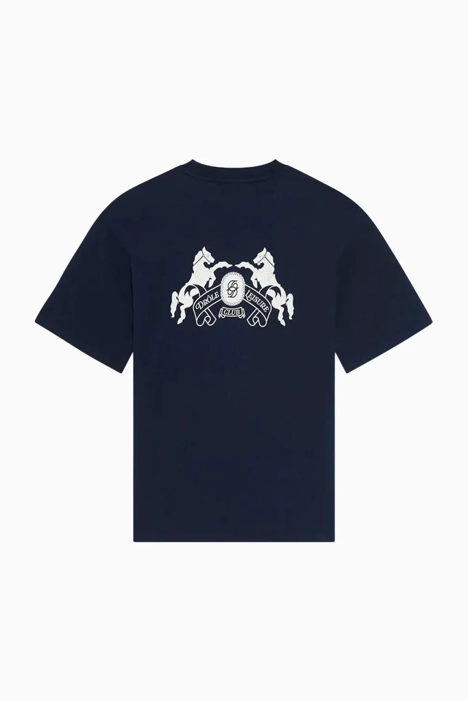 Le T-shirt Embleme Chevaux Drôle de Monsieur