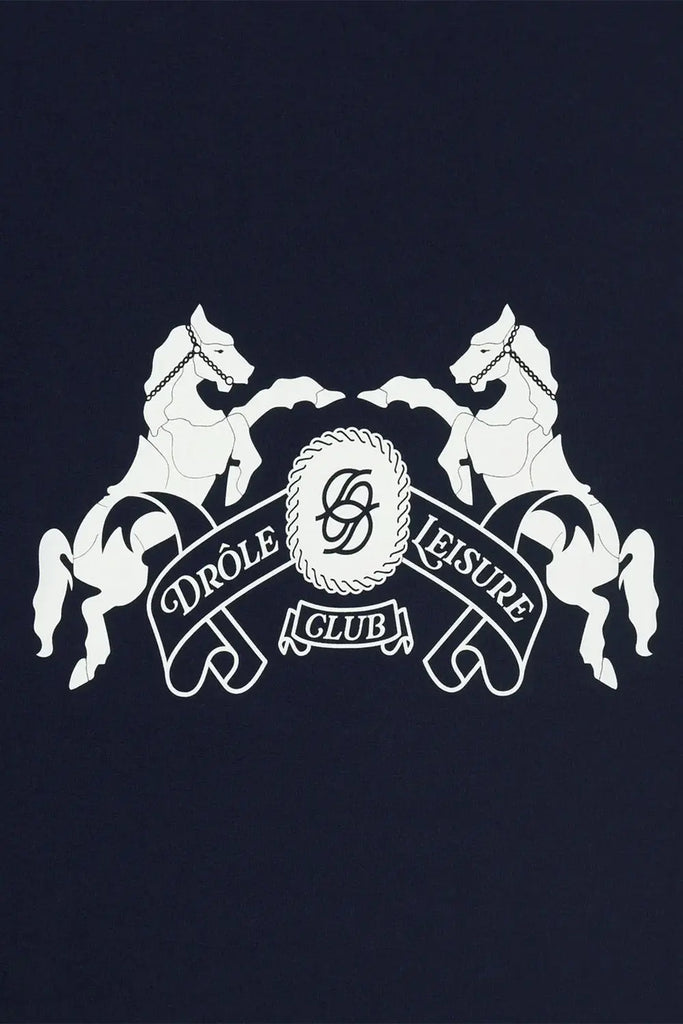 Le T-shirt Embleme Chevaux Drôle de Monsieur