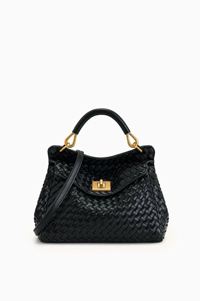Lucia Classic Top Handle Woven Bag JW Pei