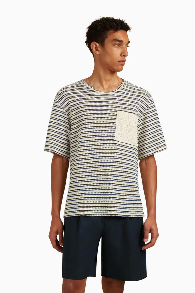 MATIAS COTTON STRIPE JERSEY T-SHIRT Che Studios
