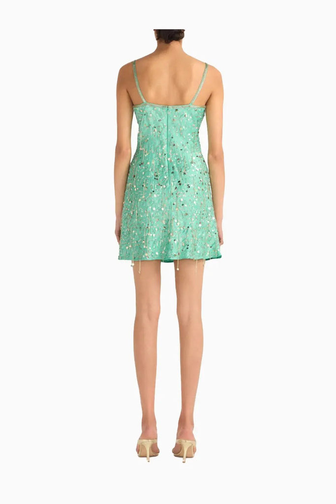 Marta Hand Beaded Mini Dress Asta Resort