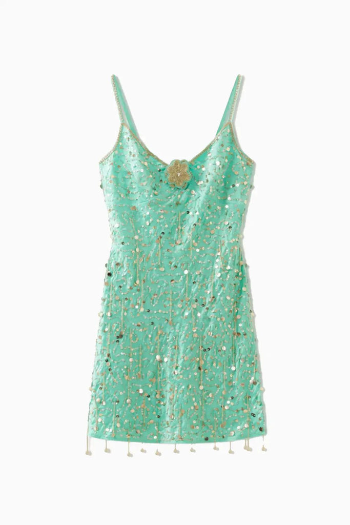 Marta Hand Beaded Mini Dress Asta Resort