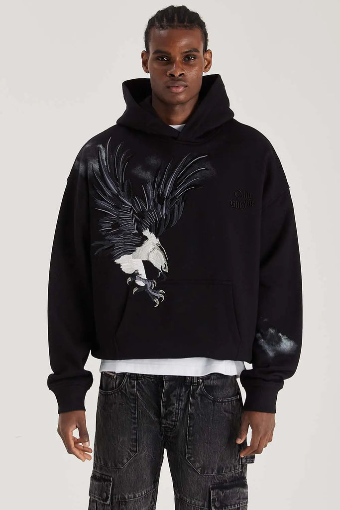 Midnight Hawk Hoodie Only the Blind