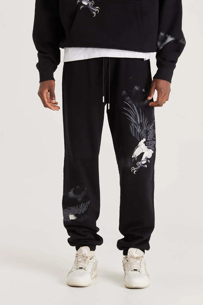 Midnight Hawk Sweatpants for Mens Only the Blind