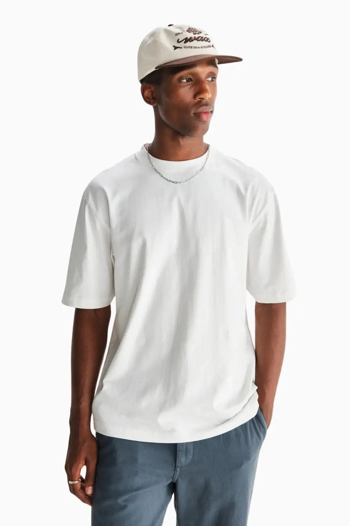 Milton Ss T-Shirt Compact Cotton for Mens Wax London