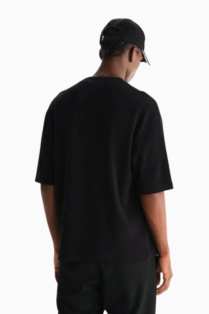 Milton Ss Tee Waffle for Mens Wax London