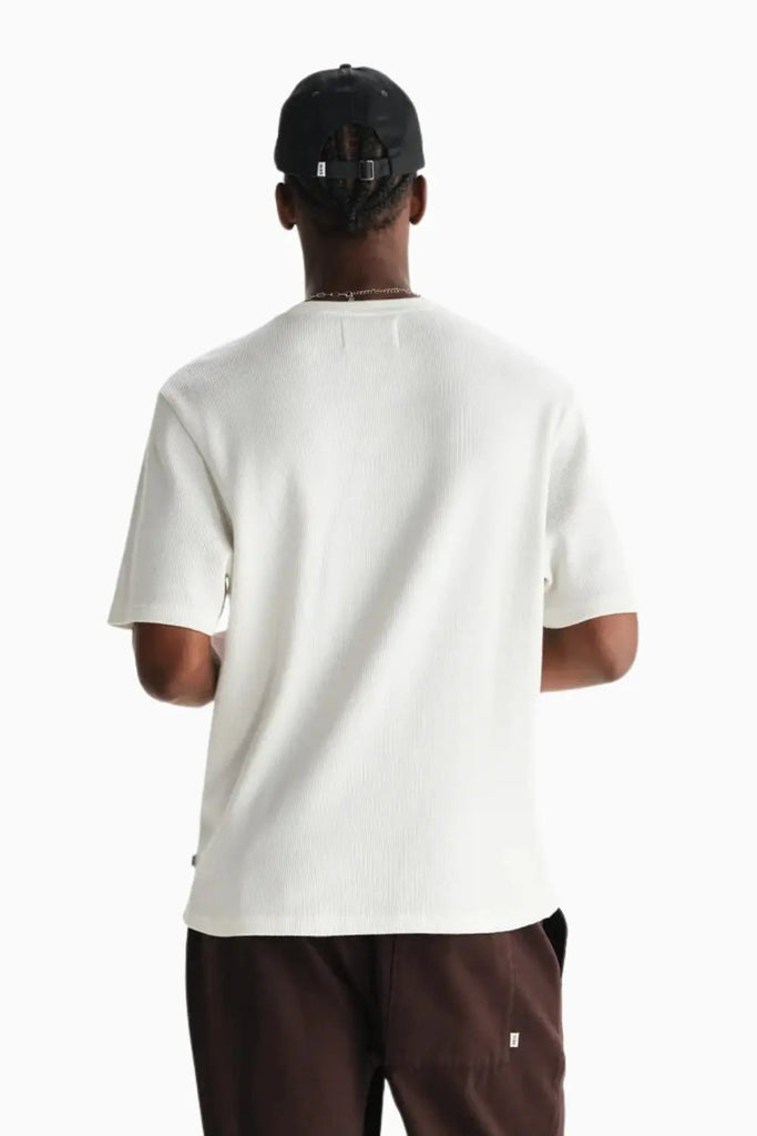 Milton Ss Tee Waffle for Mens Wax London