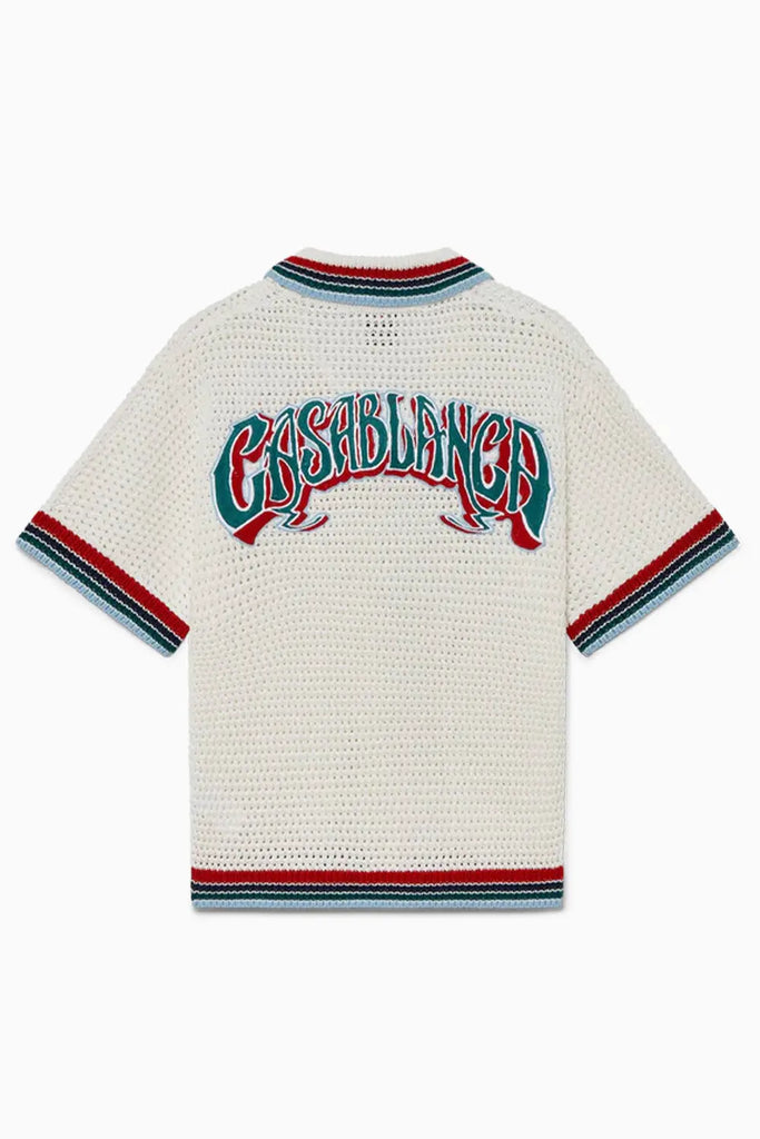 Montagne Ondulee Crochet Shirt Casablanca