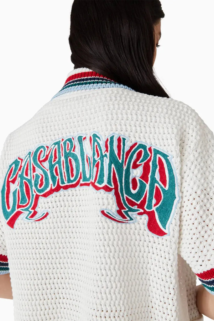 Montagne Ondulee Crochet Shirt Casablanca