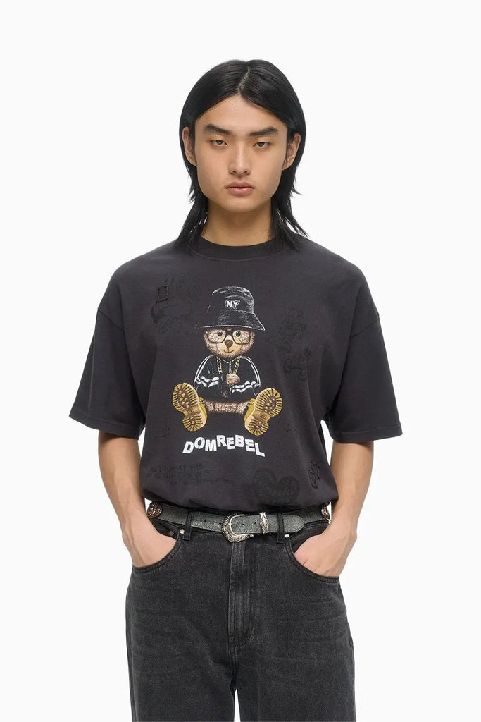NY BEAR SKETCH T-SHIRT Domrebel