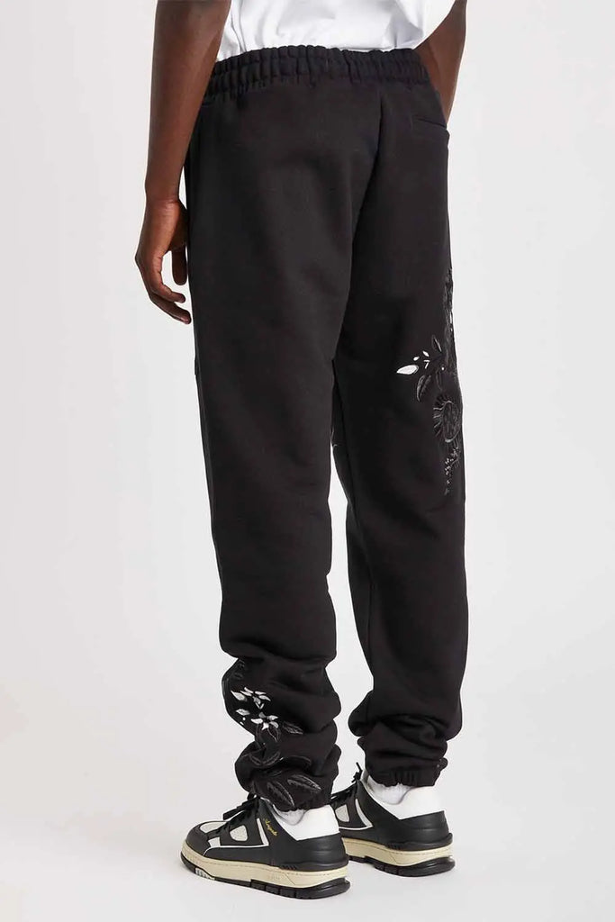 Night Python Embroidered Sweatpants Only the Blind