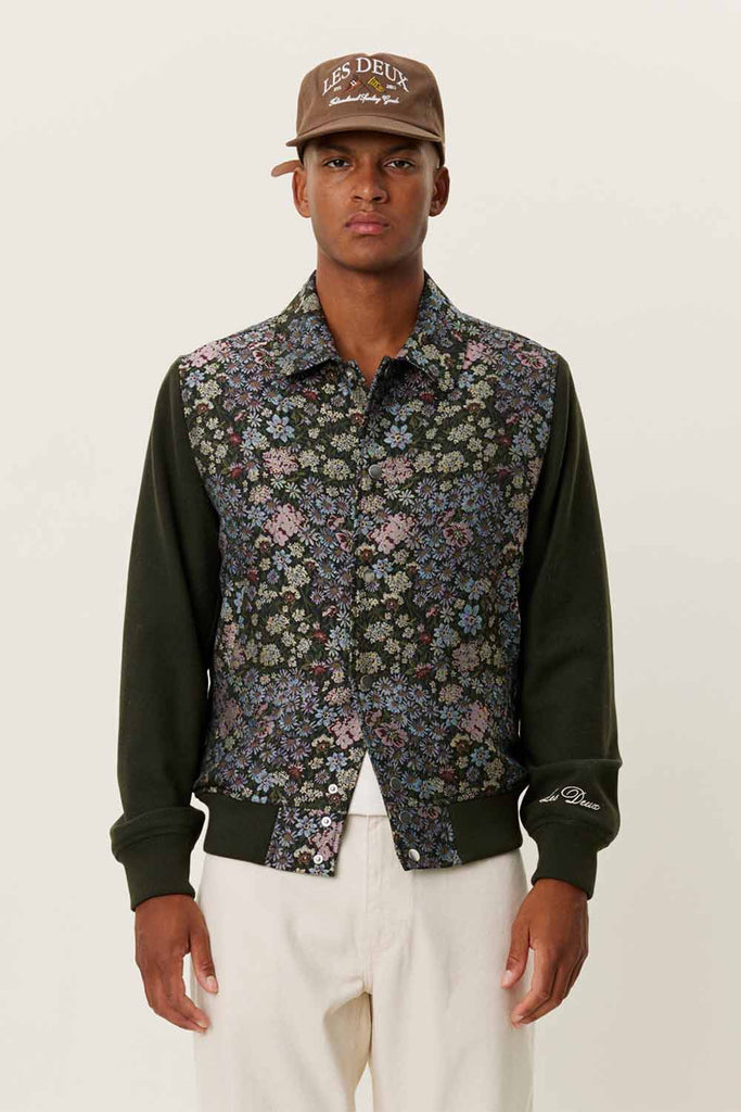 Noah Jacquard Varsity Jacket Les Deux