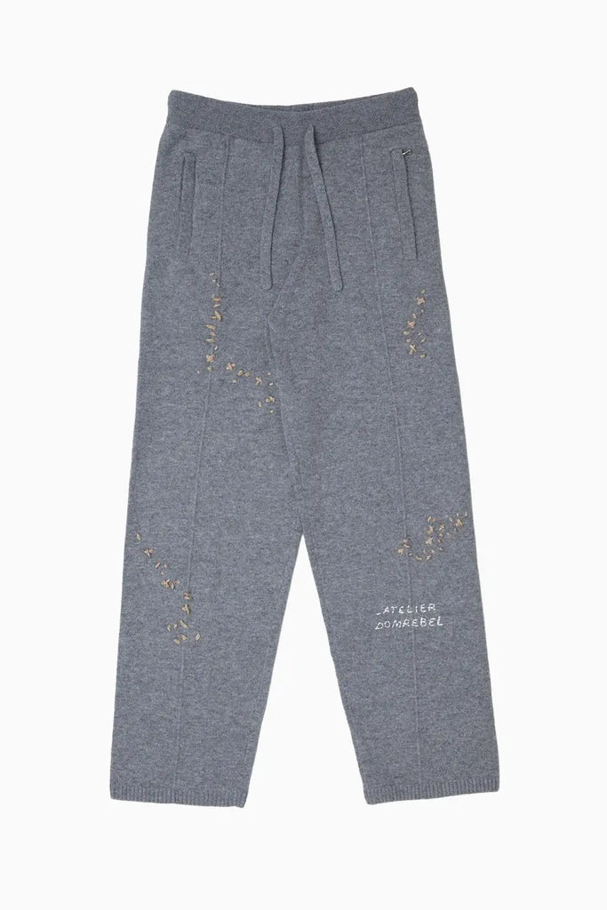 OFFICE KNIT TROUSERS Domrebel