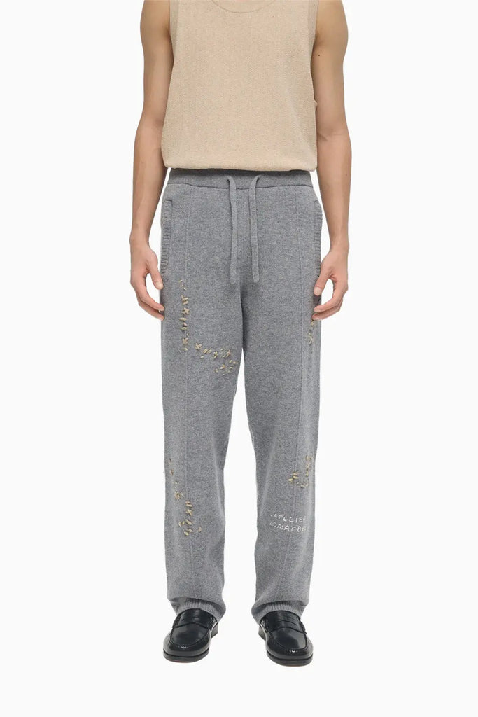 OFFICE KNIT TROUSERS Domrebel