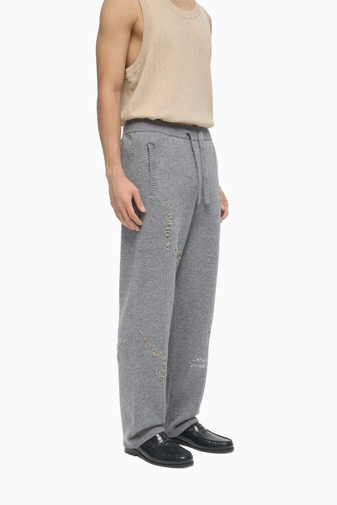 OFFICE KNIT TROUSERS Domrebel