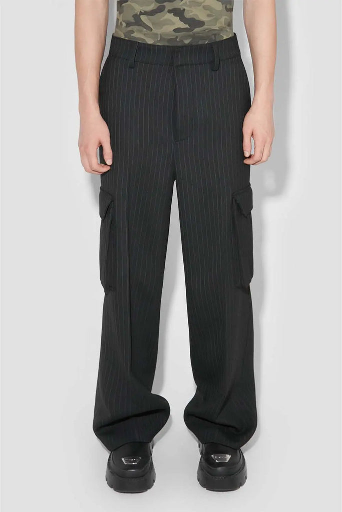 Office Pinstripe Tailored Trousers Misbhv