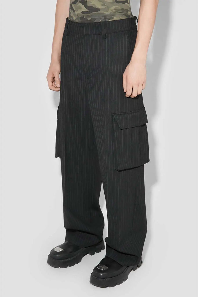 Office Pinstripe Tailored Trousers Misbhv