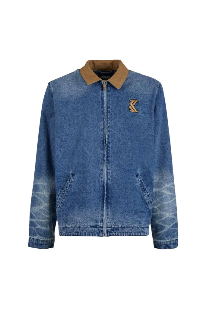 Og Washed Denim Jacket for Mens Karl Kani