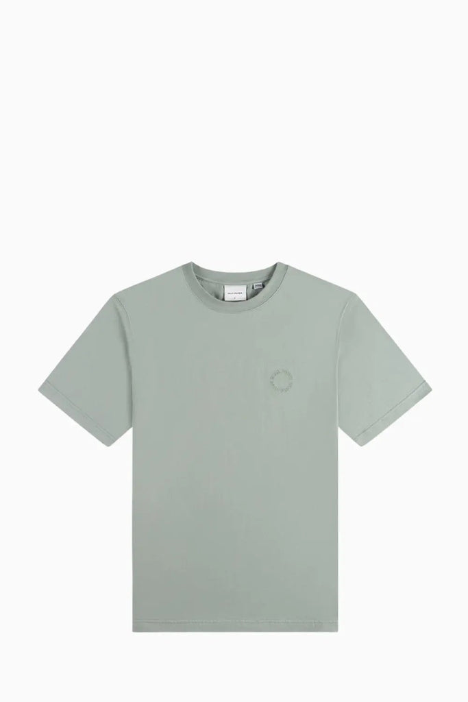 Orbit Embroidery T-Shirt for Men - Green DAILY PAPER
