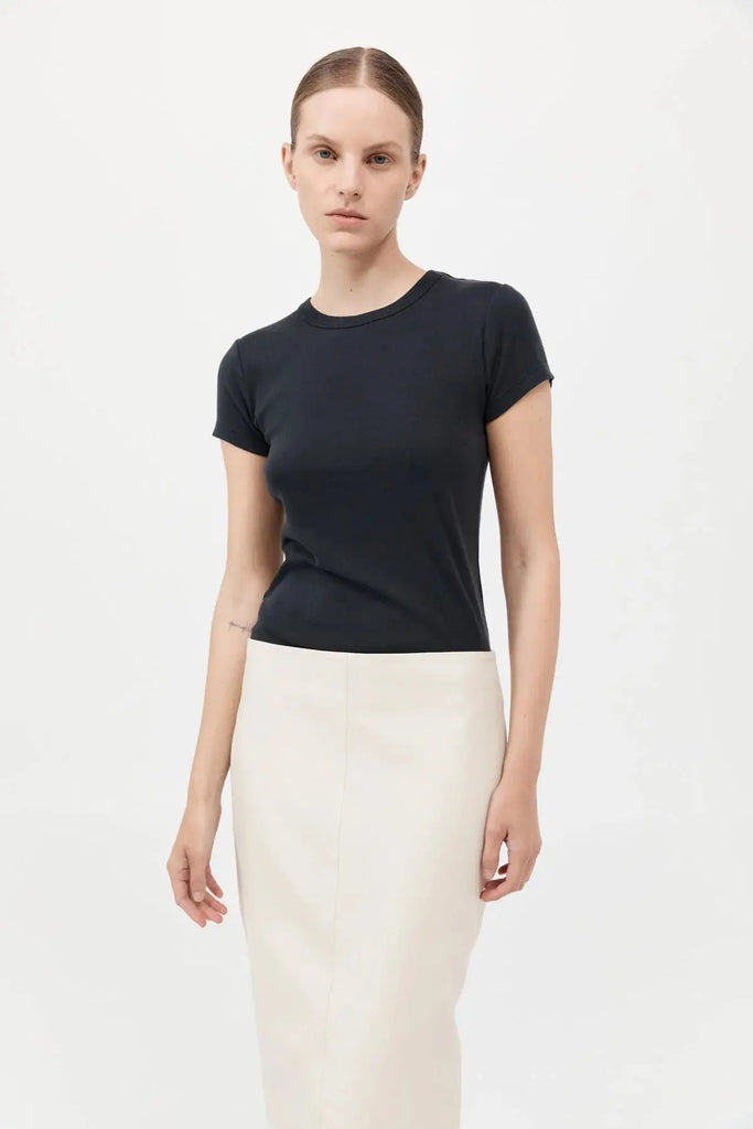 Organic Cotton Baby Tee - Black St Agni
