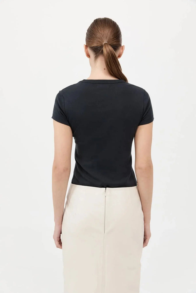 Organic Cotton Baby Tee - Black St Agni
