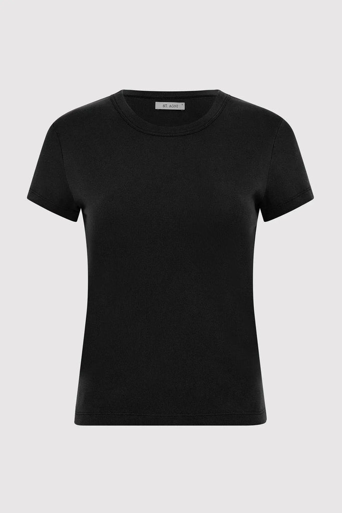 Organic Cotton Baby Tee - Black St Agni
