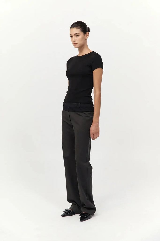 Organic Cotton Baby Tee - Jet Black St Agni