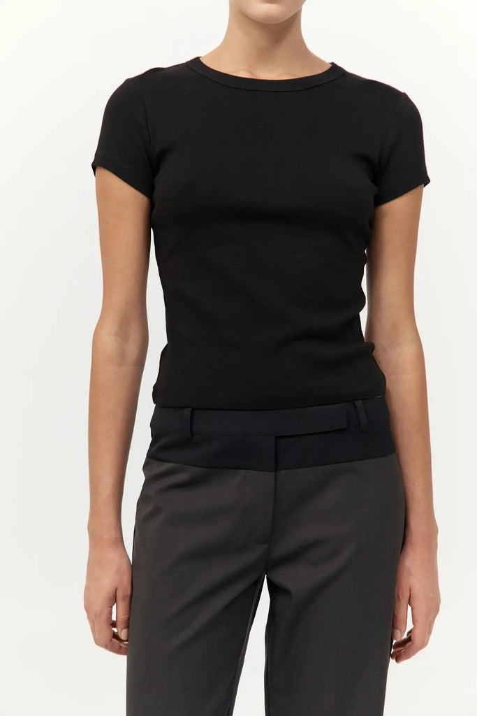 Organic Cotton Baby Tee - Jet Black St Agni