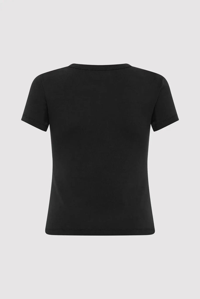 Organic Cotton Baby Tee - Jet Black St Agni