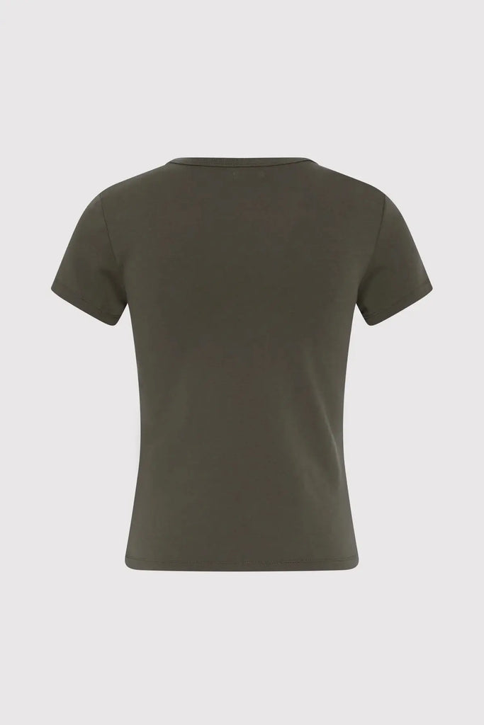 Organic Cotton Baby Tee - Khaki St Agni